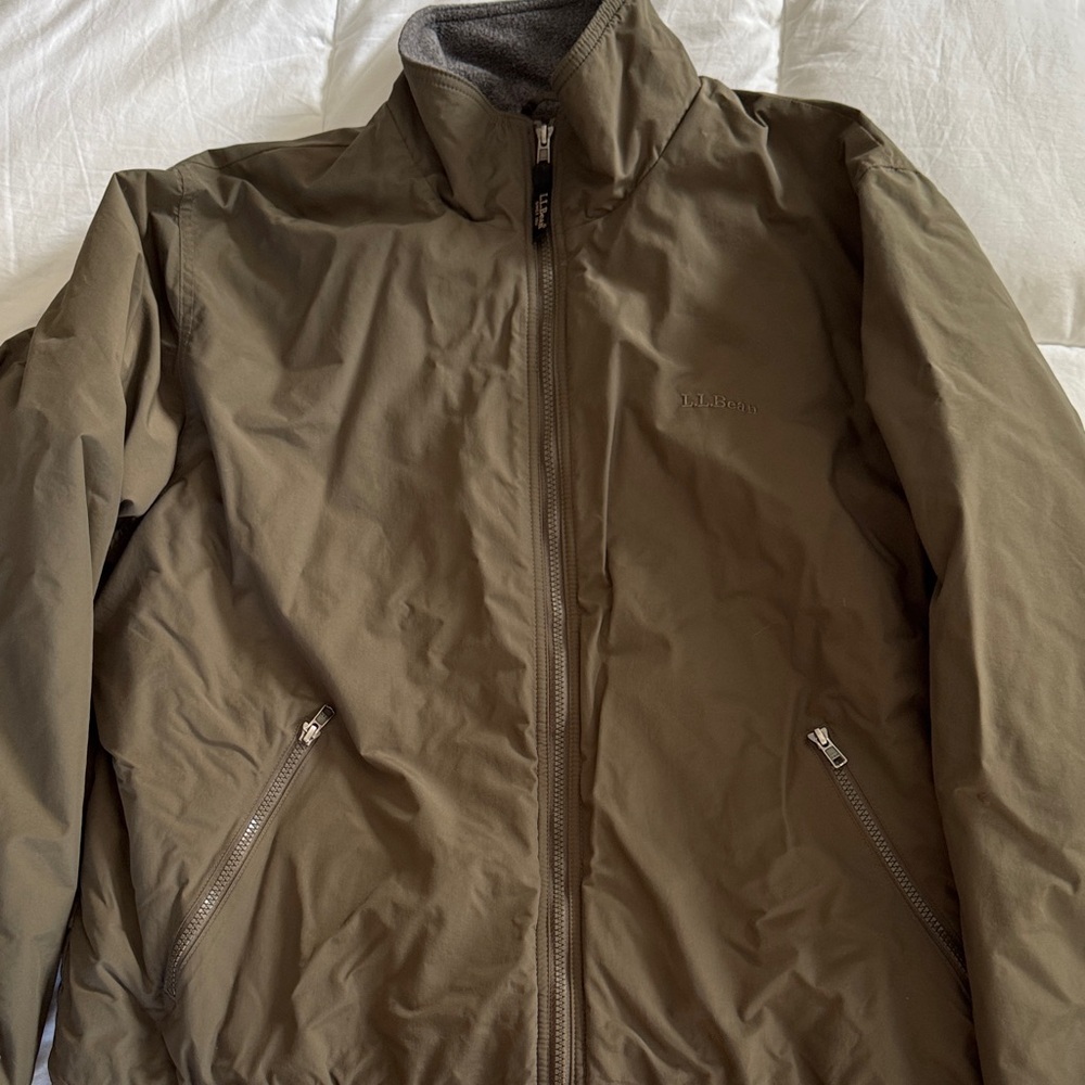 L.L. Bean Men's Warm Jacket, Fleece Lined